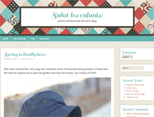 Tablet Screenshot of julietteclement.com